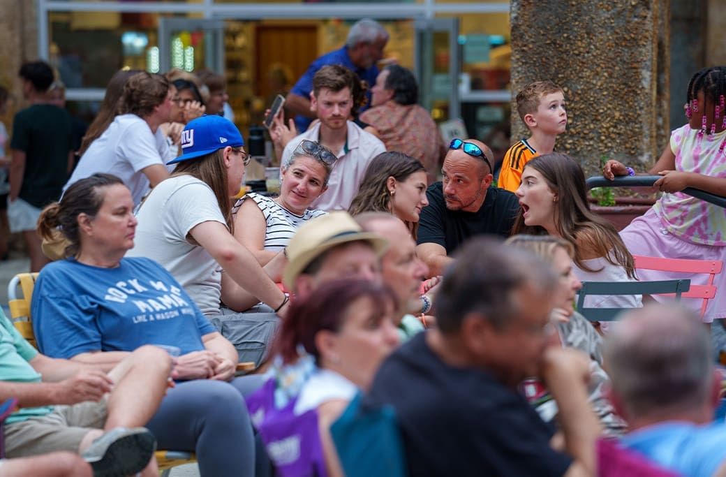 Community enjoys live music and summer nights at The Coal Pit.
